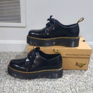 Dr. Martens Black Platform Shoes